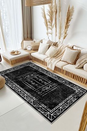 فرش مشکی زیره ضد لغزش West Home - کد 116293065