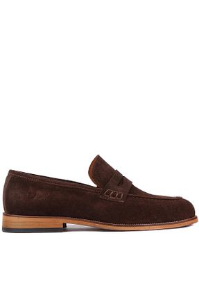 کفش کلاسیک قهوه ای مردانه جیر Shoetyle - کد 799450494