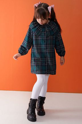 لباس سبز بچه گانه بافتنی Cansın Mini - کد 811337888