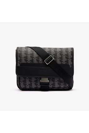 کیف پستچی مشکی مردانه Lacoste - کد 866666332