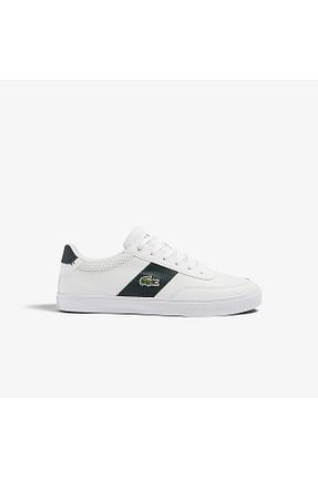 کفش اسنیکر سفید مردانه بند دار Lacoste - کد 670287721