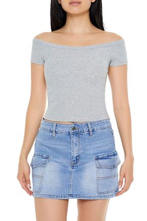 بلوز طوسی زنانه Saç Örgü Forever 21 - کد 866659548