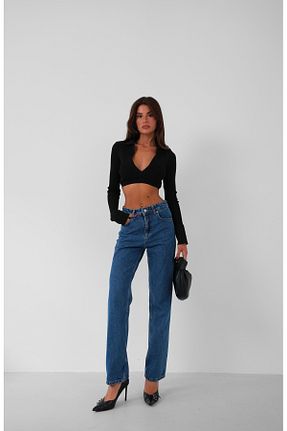 شلوار جین آبی زنانه جاگر Black Fashion - کد 866757356