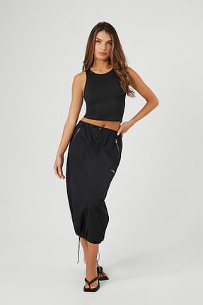 بلوز مشکی زنانه ساده Forever 21 - کد 866685821