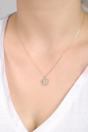گردنبند نقره رنگی زنانه 925 عیار SARIASLAN - کد 816802684