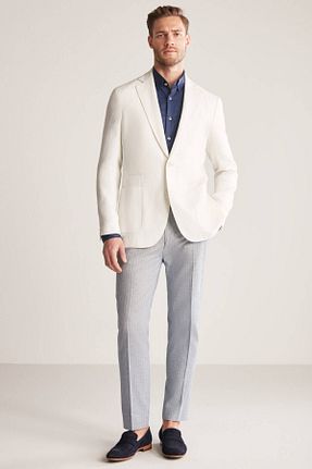 کت سفید مردانه Blazer Hemington - کد 814867751