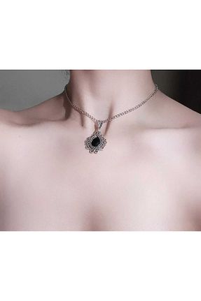 گردنبند جواهر مشکی زنانه سنگ Batnests - کد 866715401