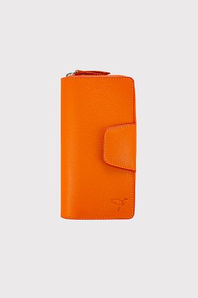 کیف پول نارنجی زنانه سایز متوسط Garbalia - کد 866719174