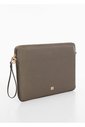 کیف پول طوسی زنانه سایز متوسط MANGO - کد 774834270