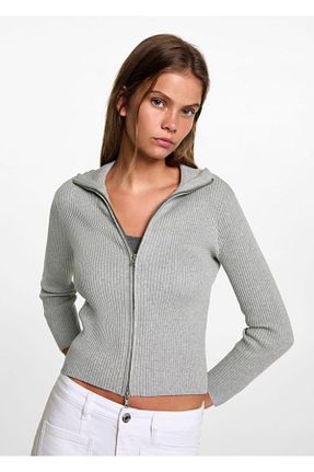 رویه طوسی زنانه رگولار MANGO Teen - کد 866737943