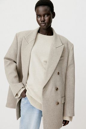 رویه بژ زنانه کشمیر H&M - کد 866954989