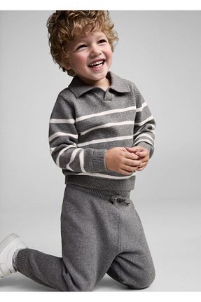 شلوار طوسی بچه گانه پارچه MANGO Baby - کد 856986187