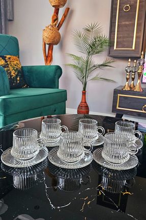 فنجان قهوه سفید 6 نفره Gülümseten Avm - کد 866735372