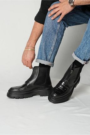 بوت / نیم بوت مشکی مردانه ضد آب Faruk balkanas - کد 866746875