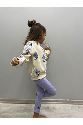 ست لباس راحتی نباتی بچه گانه گلدار eloşkids - کد 866993373