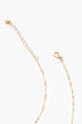 گردنبند جواهر طلائی زنانه روکش طلا Forever 21 - کد 866807267