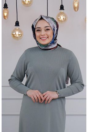 تونیک حجاب سبز زنانه پنبه ای Invee - کد 148276120