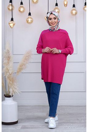 تونیک صورتی زنانه تریکو Invee - کد 815429576