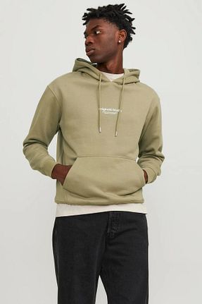 سوئیشرت سبز مردانه چاپی Jack & Jones - کد 866829933