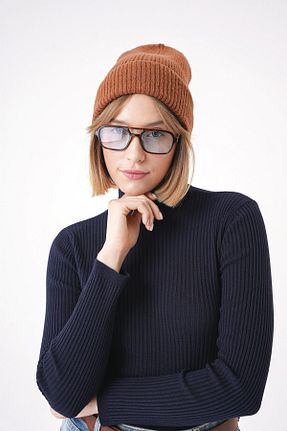 کلاه پشمی قهوه ای زنانه CHUBA - کد 866845772