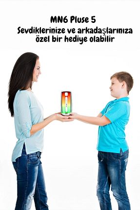 اسپیکر بلوتوث سفید MN6 - کد 743234982