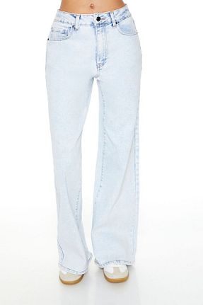 شلوار جین متالیک زنانه پاچه گشاد Forever 21 - کد 866865500
