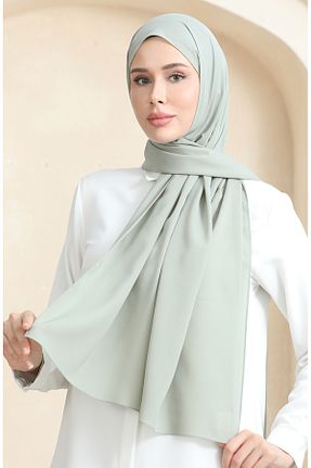 روسری قهوه ای کرپ sefamerve - کد 866905228