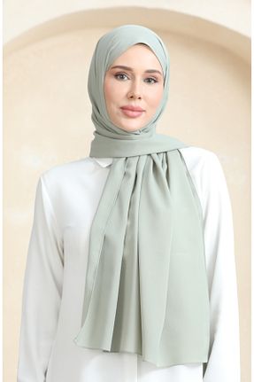 روسری قهوه ای کرپ sefamerve - کد 866905228
