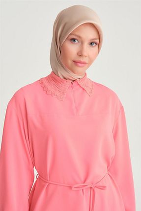 تونیک حجاب صورتی زنانه ویسکون Armine - کد 817916583