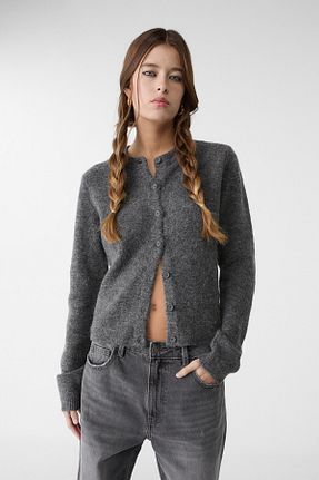 رویه طوسی زنانه اکریلیک Stradivarius - کد 866979109