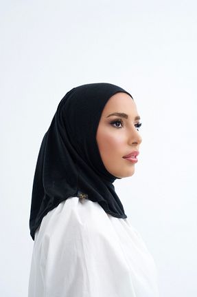 شال مشکی زنانه پنبه ای 19V69 ITALIA - کد 867008812
