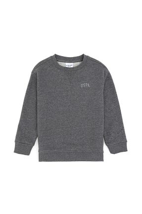 سوئیشرت طوسی بچه گانه ساده U.S. Polo Assn. - کد 867000339