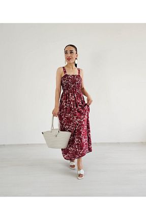لباس زرشکی زنانه بافتنی Altı Üstü Butik - کد 867028886
