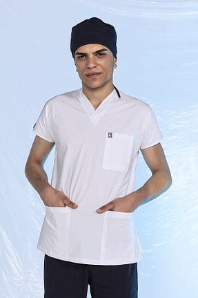 لباس ایمنی کار سفید Pratik Medikal - کد 120299626