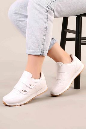 کفش اسنیکر سفید زنانه چسبی AYN-Shoes - کد 867027936