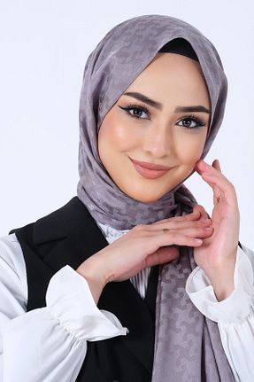 شال طوسی زنانه پلی استر HAREM SCARF - کد 867030120