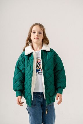 کاپشن سبز بچه گانه رگولار GİYİCEM - کد 867227479