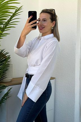 لباس سفید زنانه بافتنی Kubos Moda - کد 867040804