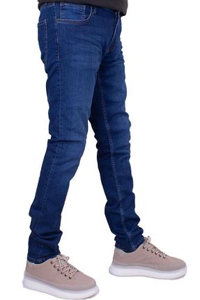 شلوار آبی مردانه پنبه - الاستین Twister Jeans - کد 828484848