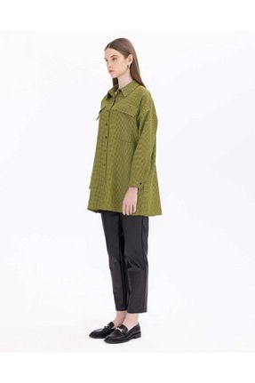 پیراهن حجاب سبز زنانه Relaxed SEÇİL - کد 775838437