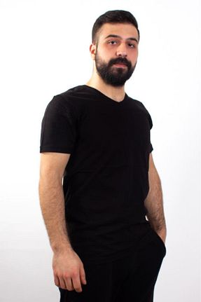تیشرت مشکی مردانه اسلیم فیت Twister Jeans - کد 125018648