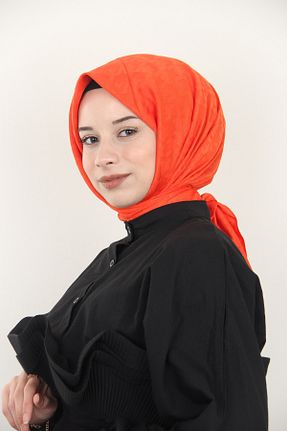 روسری نارنجی پنبه ای Hint İpek - کد 867051114