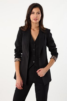 کت مشکی زنانه Blazer Spazio - کد 165144940