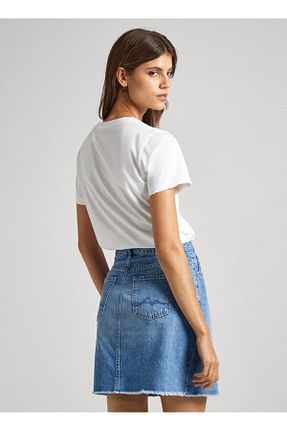 تیشرت سفید زنانه رگولار Pepe Jeans - کد 867076351