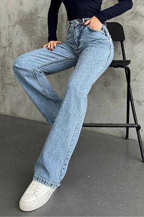شلوار قهوه ای زنانه پنبه ای macharel jeans - کد 867066946