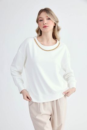 بلوز نباتی زنانه ساده Vitrin - کد 867075263