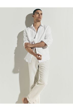 پیراهن سفید مردانه رگولار Marks & Spencer - کد 666274974