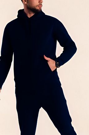 سوئیشرت اسپرت سرمه ای مردانه گشاد ruNadeS - کد 867083947