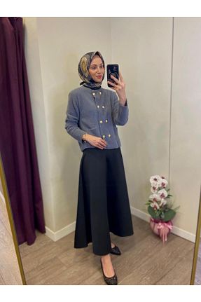 رویه حجاب سبز زنانه پشمی MODA - کد 867100160