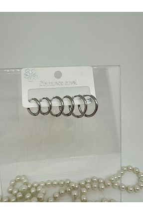 گوشواره جواهر استیل ضد زنگ Vuslat - کد 862516630